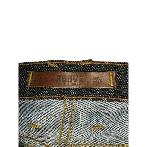 Men’s Agave “The Gringo” Straight Leg made in USA size 38x30 dark denim jeans - Picture 5 of 10